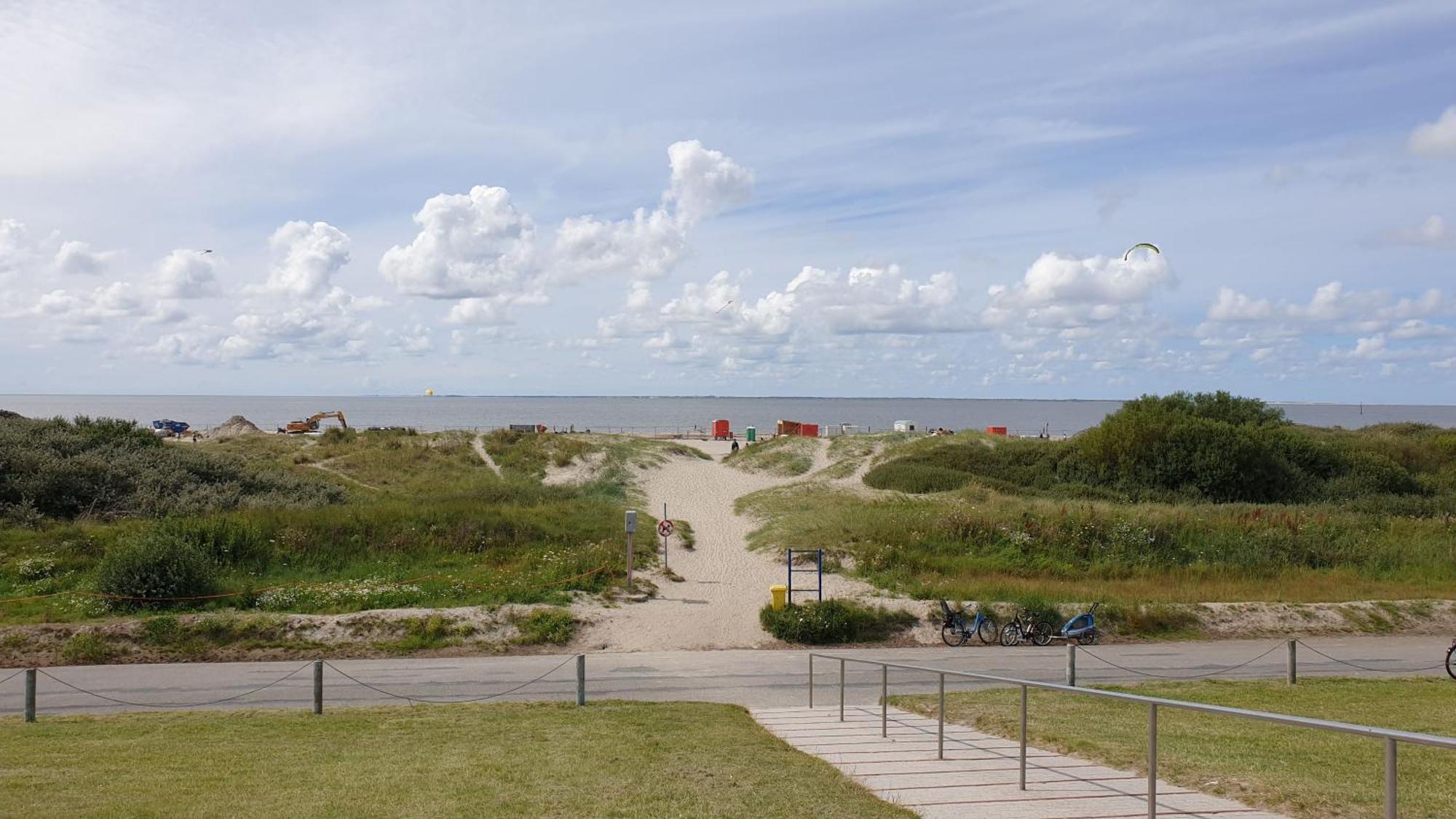 Ferienwohnung Seestern In Norddeich ノルデン エクステリア 写真